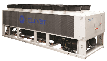 Large air cooled fluid chiller clivet