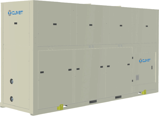 Large air cooled fluid chiller clivet